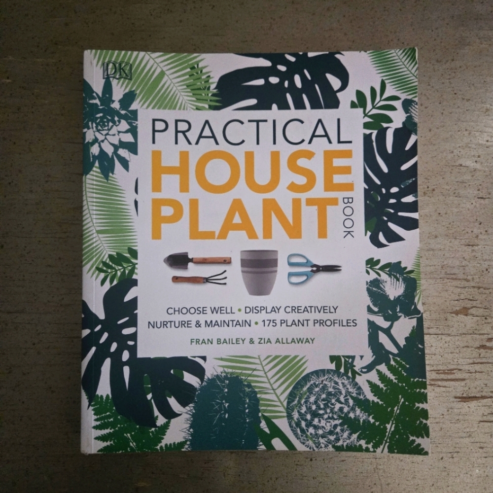 Practical House Plant Book Garden Decor Home Green Read Diy